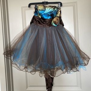 Teeze Me Strapeless Homecoming / Prom dress